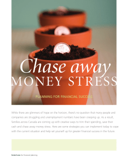 Chase away money stress - Hunter