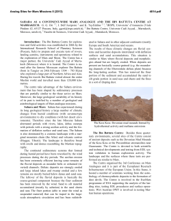 Sahara as a Continent-Wide Mars Analogue and the Ibn Battuta