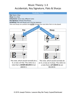 Music Theory: 1-3 Accidentals, Key Signature