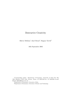 Destructive Creativity