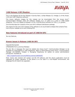 1416 and 1408 Digital Telephones Release 4