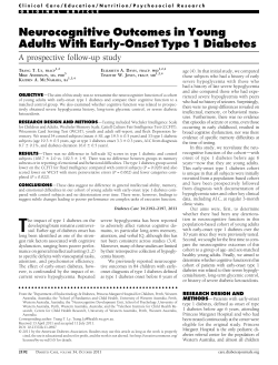 Neurocognitive Outcomes in Young Adults With