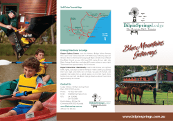 Bilpin Springs Lodge (Website)