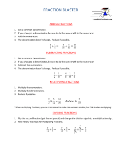 fraction blaster - Learn Math Fast