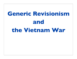 Generic Revisionism and the Vietnam War