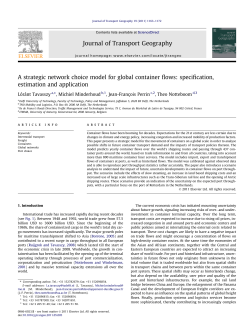 A strategic network choice model for global container flows
