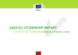 Factsheet: Progress of 25 actions proposed in implementing the