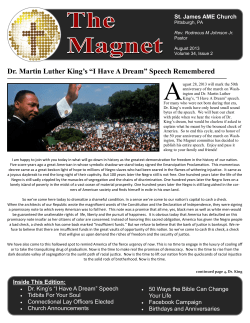 Dr. Martin Luther King`s &ldquo;I Have A Dream&rdquo; Speech Remembered