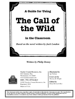The Call of the Wild - Wieser Educational!