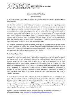 The women and the 16th century