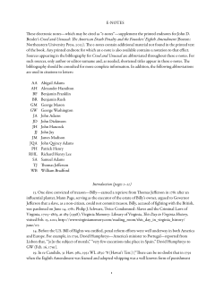 e-notes - University Press of New England