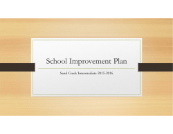 School Improvement Plan