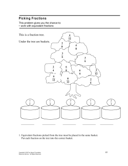 Picking Fractions - Noyce Foundation