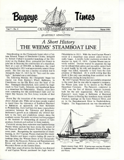 A Short History THE WEEMS` STEAMBOAT LINE