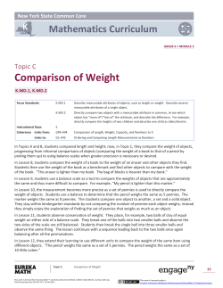 Comparison of Weight