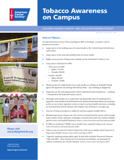 Tobacco Awareness on Campus