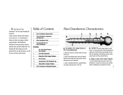 Table of Contents Flexi-Overdenture Characteristics