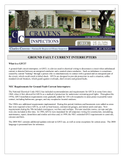 GROUND FAULT CURRENT INTERRUPTERS