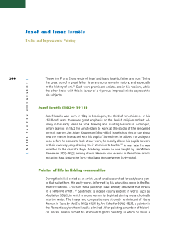 Jozef and Isaac Isra&euml;ls - Merel van den Nieuwenhof