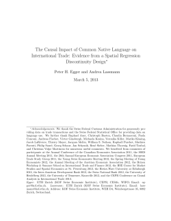 The Causal Impact of Common Native Language on International