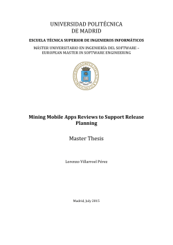 Mining mobile apps reviews to support release planning