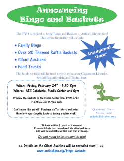 Bingo and Baskets