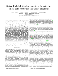 Probabilistic data assertions for detecting silent data corruption in