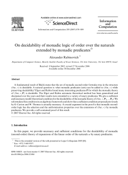 On decidability of monadic logic of order over the naturals extended