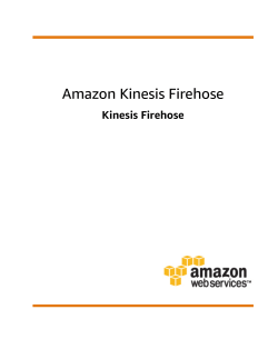 Amazon Kinesis Firehose - Firehose
