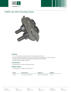 119690: Guy Wire Grounding Clamp