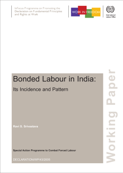 Bonded Labour in India