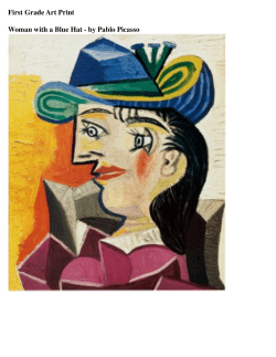 Pablo Picasso - Woman with Blue Hat