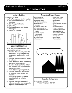 Air Pollution