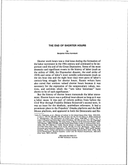 The end of shorter hours