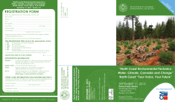 North Coast Environmental Tectonics: Water, Climate, Cannabis and