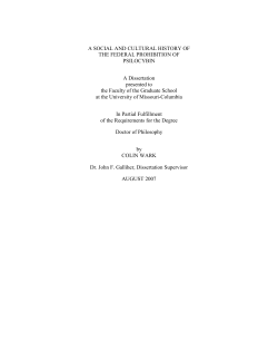 a social and cultural history of the federal prohibition of psilocybin