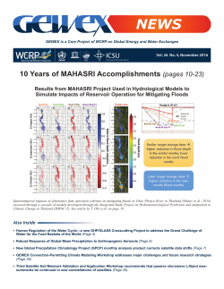 10 Years of MAHASRI Accomplishments (pages 10-23)