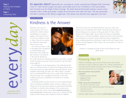 Kindness is the Answer