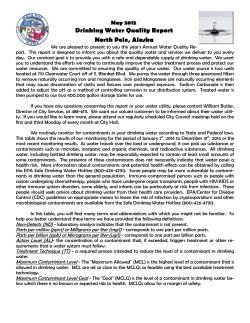 2015 Water Quality Report