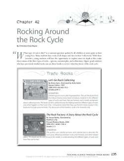 rocking around the rock cycle - National Science Teachers Association
