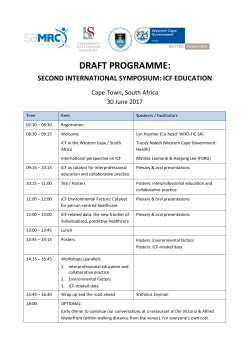 draft programme