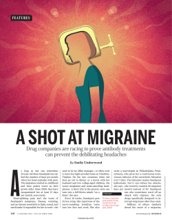 a shot at migraine