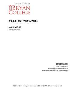 CATALOG 2015-2016