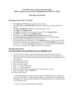 Directions and Parking Di