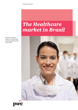 The Healthcare market in Brazil