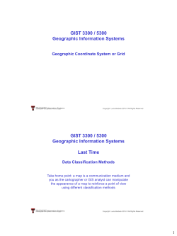 The Geographic Grid - Texas Tech University Departments