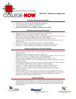 College-NOW application