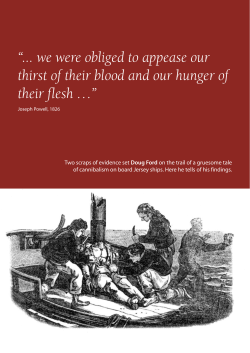 Cannibalism on Jersey Ships