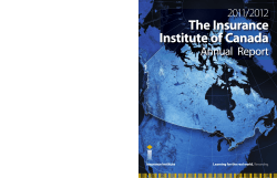 Annual Report - Insurance Institute of Canada