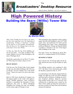 Sears Tower - The Broadcasters` Desktop Resource